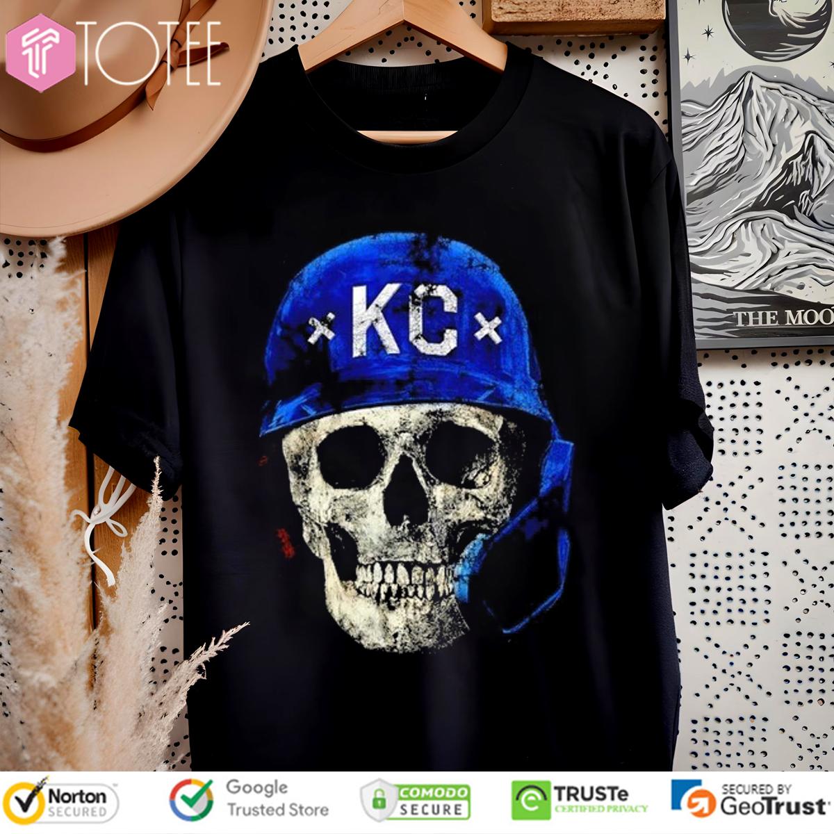 Skull Kansas City Royals T-Shirt
