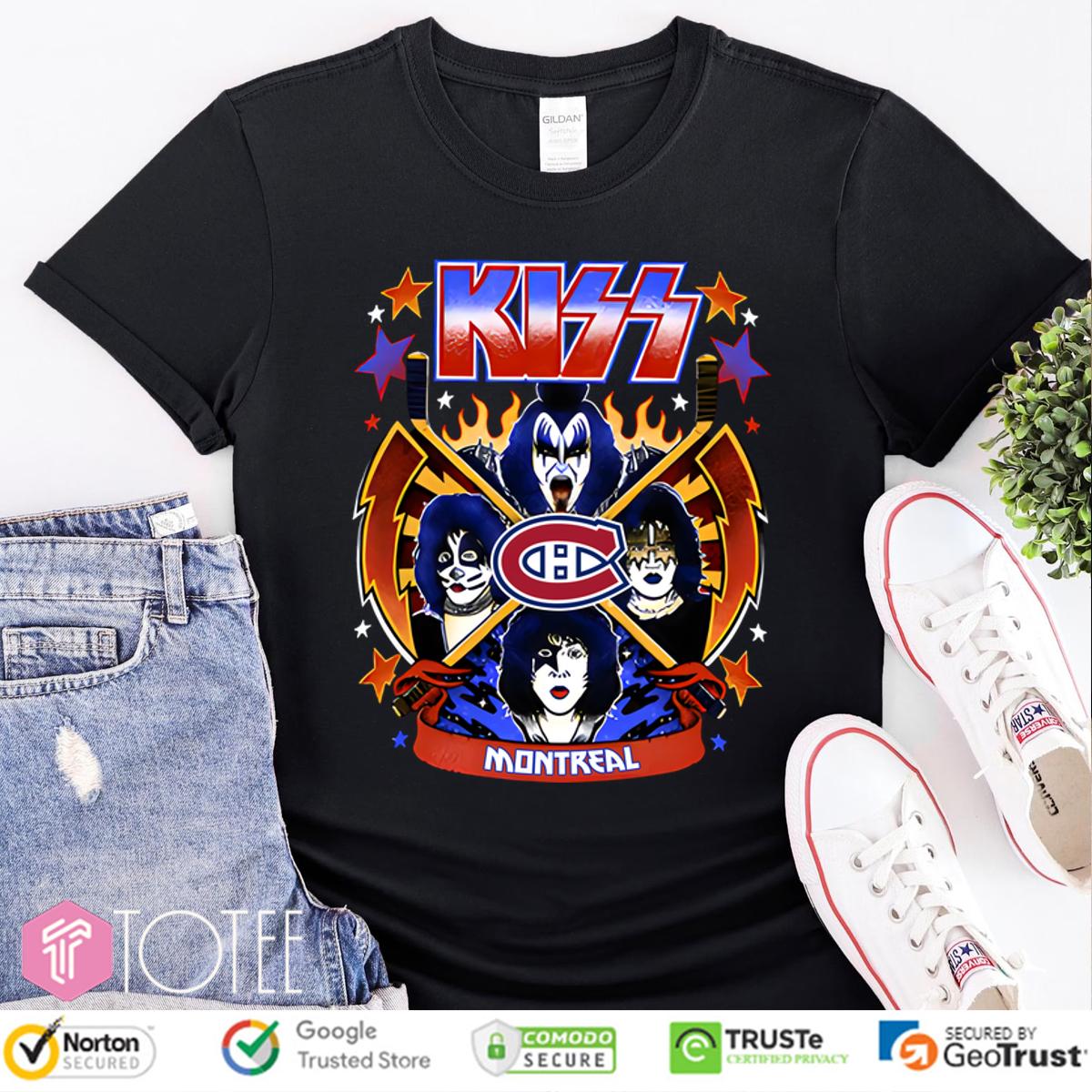 Kiss Band Montreal Canadiens Parody Bohemian Rhapsody T-Shirt