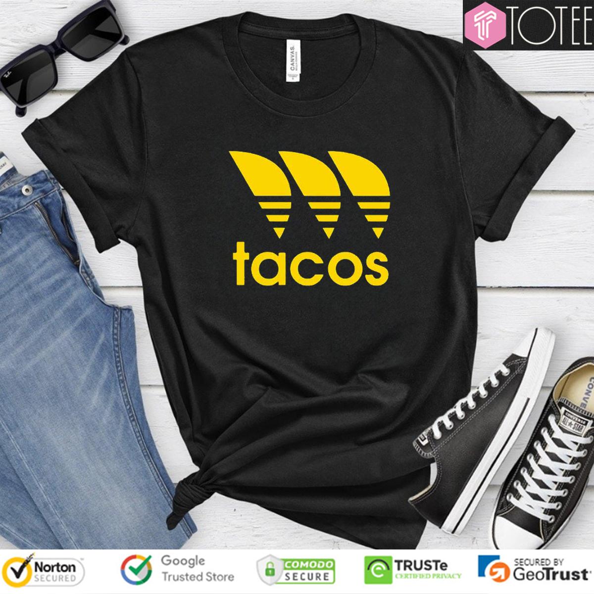 Tacos Parody Adidas Logo T-Shirt