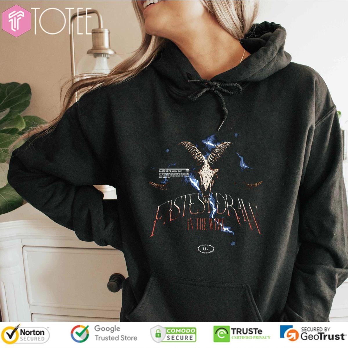 Original Julien Solomita Merch Fastest Draw In The West Hoodie