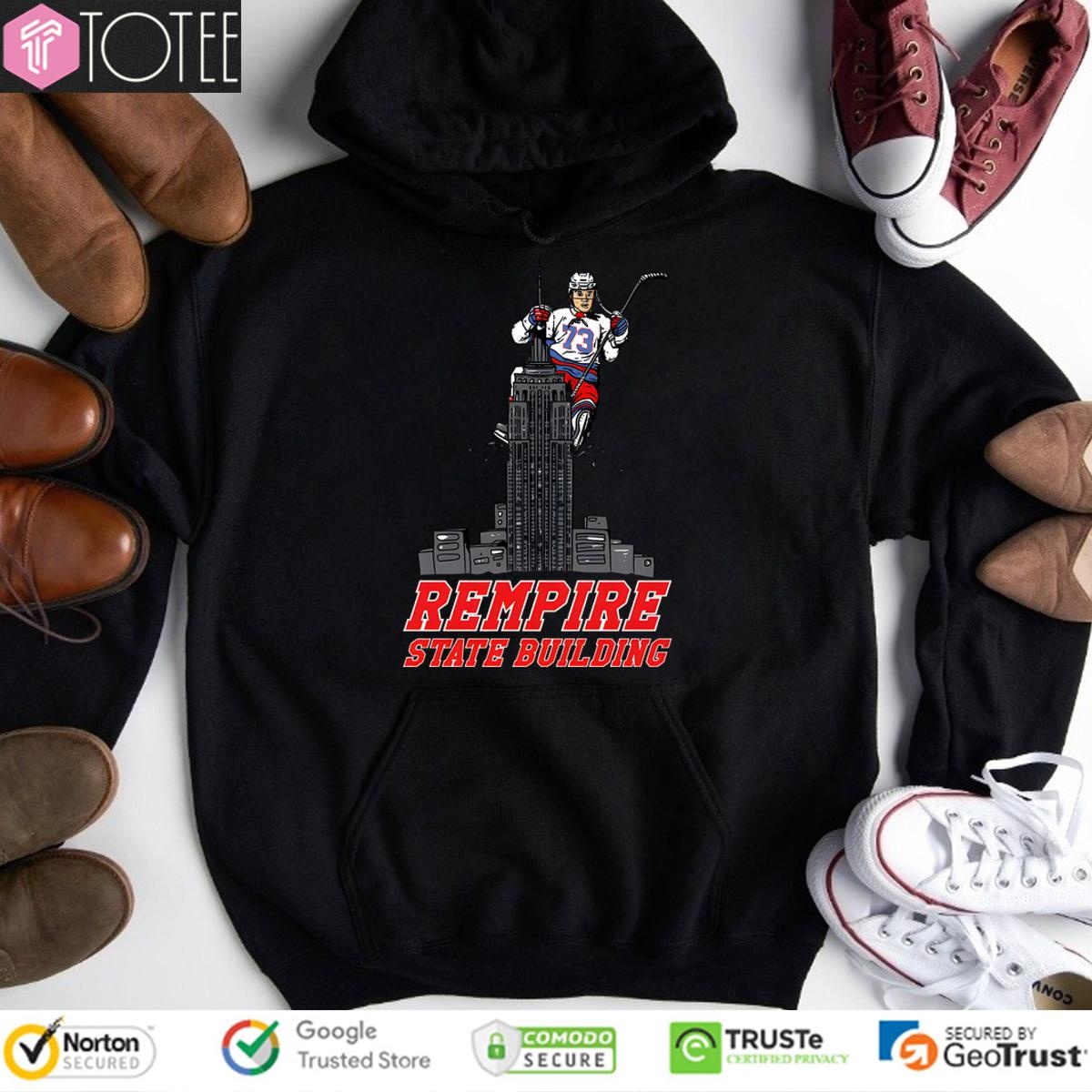 New York Rangers Matt Rempe Rempire State Building Hoodie